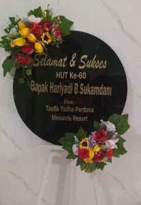 Papan Akrilik Ucapan Ulang Tahun Kabupaten Jember